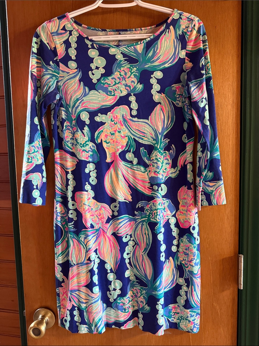 Lilly Pulitzer Marlowe Going Coastal Shift Dress - Navy Multicolor